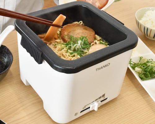 THANKO Super Fast Portable Lunch Box Bento Rice Cooker TKFCLBRC – New –  Allegro Japan