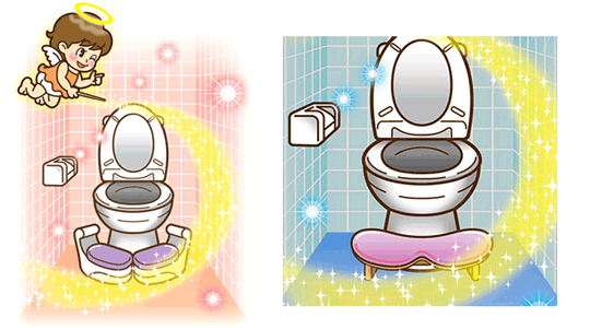 Pee Without Noise Stool