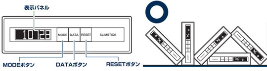Seiko Slimstick pedometer and health tracker